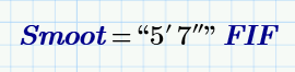Smoot units to classical units in Mathcad