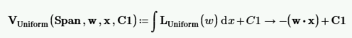 Formula to integrate the load function and include the integration constant C1.