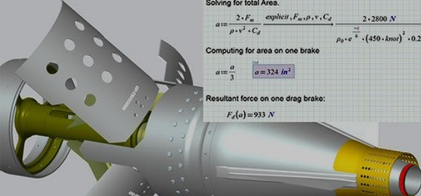 PTC Mathcad used to drive design dimensions in Creo