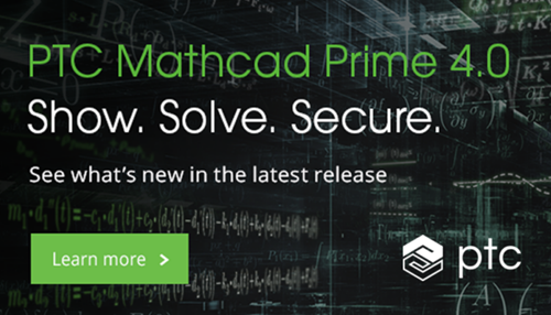 Download PTC Mathcad Prime 4.0 today