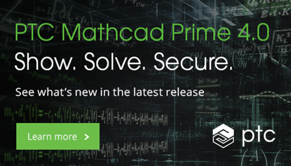 Download PTC Mathcad Prime 4.0 now!