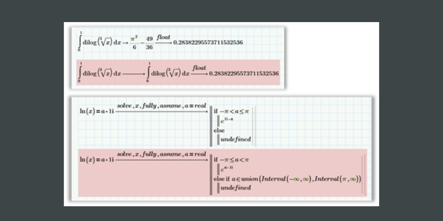 Equations using keywords and modifiers in Mathcad Prime 7.